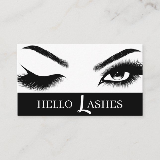 Cartão De Visita Eyelash Extensions Beauon Spa Business Car (Frente)