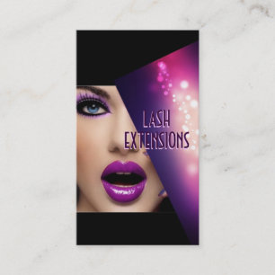 Cartão De Visita Eyelash Extensions, Lash Cosmetologista,