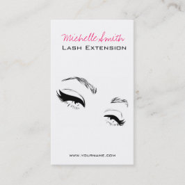 Cartão De Visita Eyelashes brava Artista Permanente Maquiagem Olhos