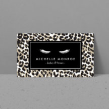 Eyelashes com Impressão Leopardo