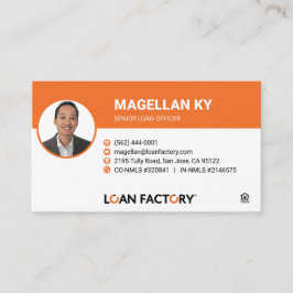 Cartão De Visita Fábrica de empréstimos - Agente de empréstimos hip