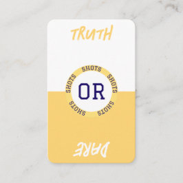 Cartão De Visita Faça suas próprias placas de jogo de Bebendo