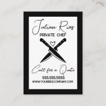 Facas de corte de cozinha de restaurante Chef