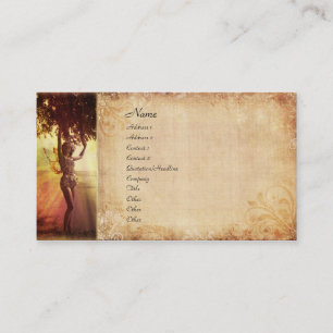 Cartão De Visita Fada da árvore