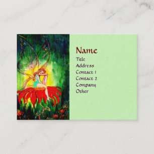 CARTÃO DE VISITA FAIRY DREAMING NA FLORES