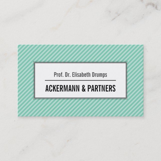 Cartão De Visita faixas legal (Frente)