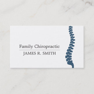 Cartão De Visita Família Profissional Chiropracador