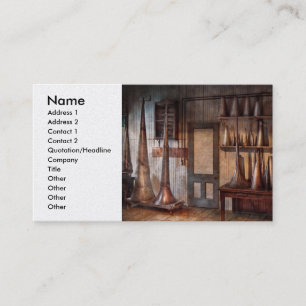 Cartão De Visita Fantasia - laboratório do protótipo do chapéu do