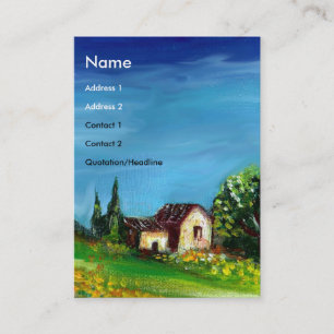 CARTÃO DE VISITA FANTEIRAS E LATERAIS DA TÚSCULA - ITÁLIA