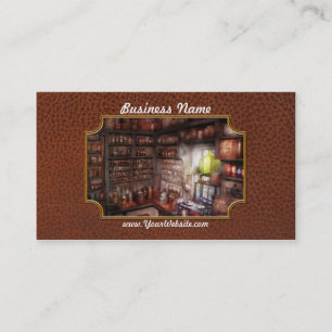 Cartão De Visita Farmácia - equipamento - o estudo de Merlin