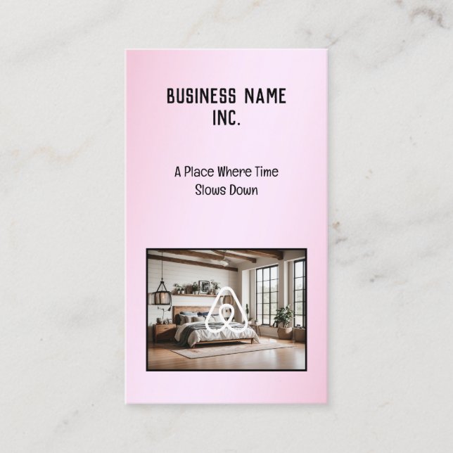 Cartão De Visita 🌟 Farmhouse Rental QR Logo (Frente)