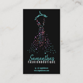 Cartão De Visita Fashion Dress Boutique Compra Pontos do Blogueiro 