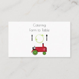 Cartão De Visita Fazenda para Mesa