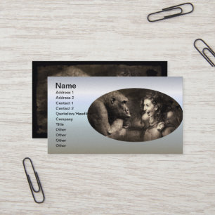 Cartão De Visita Fazer feminino Gorilla Ria