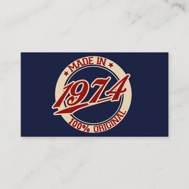 Cartão De Visita Feito Em 1974 (Frente)