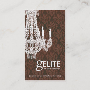 Cartão de visita feito sob encomenda dos eventos