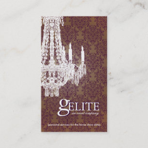 Cartão de visita feito sob encomenda dos eventos