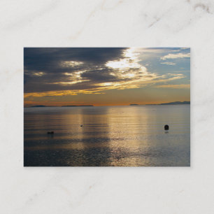 Cartão De Visita Feixes de Ouro