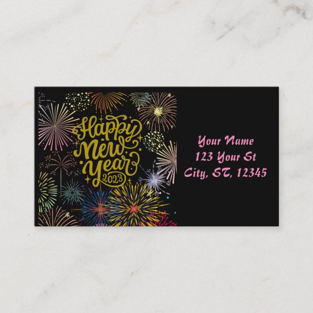 Cartão De Visita Feliz ano novo 2023 Thunder_Cove (Frente)