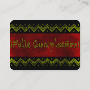 Cartão De Visita Feliz apavano arriba