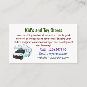 Cartão De Visita Feliz desenho animado da câmera