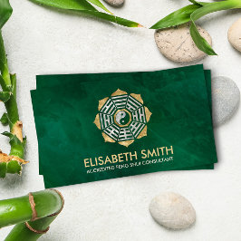Cartão De Visita Feng Shui Bagua / Pakua Lotus mandala