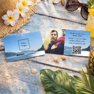 Cartão De Visita Férias de agente de viagens turismo foto