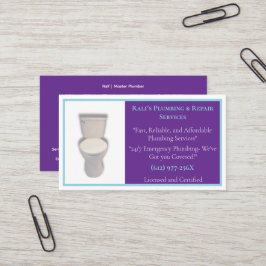 Cartão De Visita Ferramenta de Serviços de Canalização de Canalizad