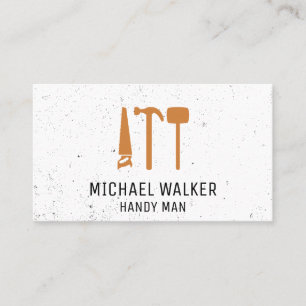 Cartão De Visita Ferramentas de Carpintaria  Hardware  Reparação 