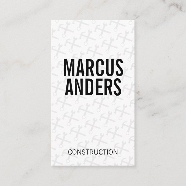 Cartão De Visita Ferramentas de hardware (Frente)