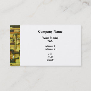 Cartão De Visita Ferramentas de madeira