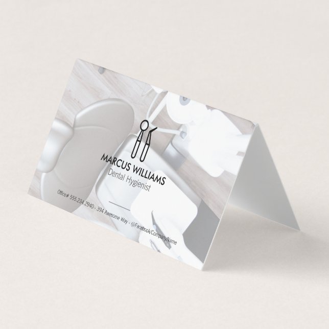 Cartão De Visita Ferramentas dentárias | Gabinete de Dentist (Frente)