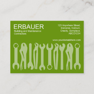 Cartão De Visita Ferramentas do Comércio (Chubby) - Sombras de Verd