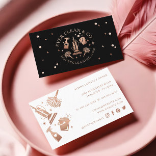 Cartão De Visita Ferramentas/Fornecimentos de Limpeza Profissional 