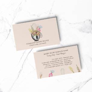 Cartão De Visita Ferramentas manuais para pastelaria