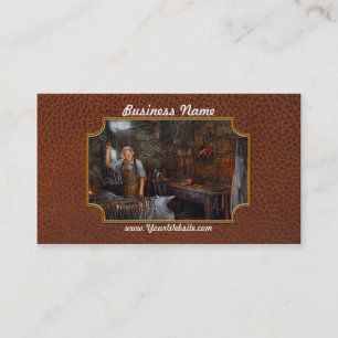 Cartão De Visita Ferreiro - trabalhando a forja