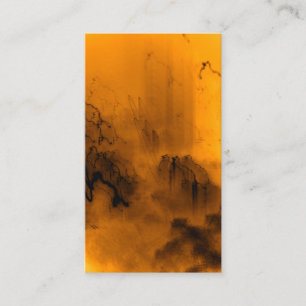 Cartão De Visita Fiery Night Abstract - Ethereal Light and Motion T