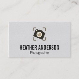 Cartão De Visita Filme | Ícone da câmera fotográfica