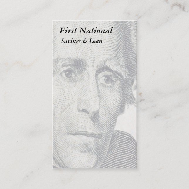 Cartão De Visita Finanças/Banca (Frente)