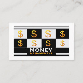 Cartão De Visita Financial Advisor Wealth Management Money Strategy