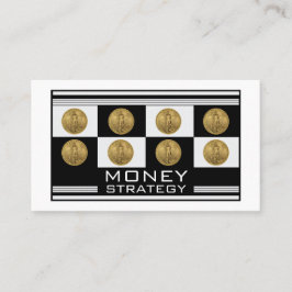 Cartão De Visita Financial Advisor Wealth Strategy Money Management