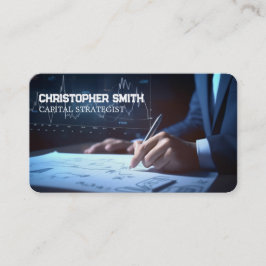 Cartão De Visita Financiamento do Banco de Investimento