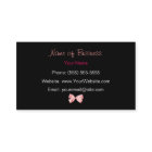 Fita preto e branco na moda do rosa do impressão