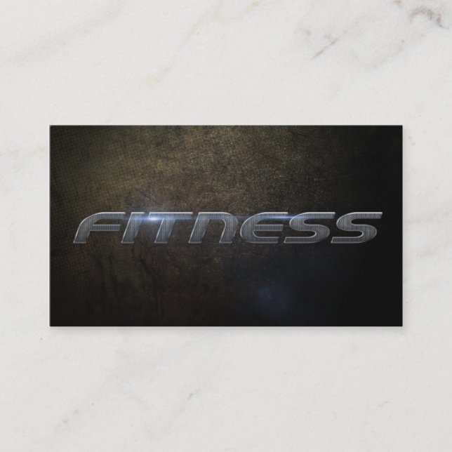 Cartão De Visita Fitness business card (Frente)