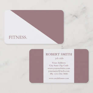 Cartão De Visita Fitness Personalizado Moderno