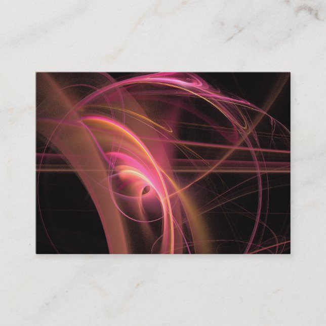 Cartão De Visita Flame Fractal 03 (Frente)