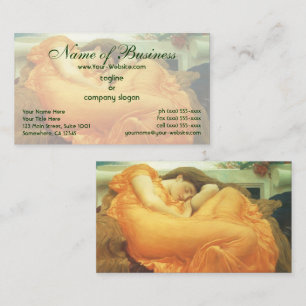 Cartão De Visita Flaming June por Lord Frederic Leighton