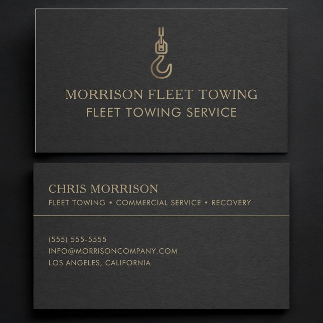 Cartão De Visita Fleet Towing (Criador carregado)