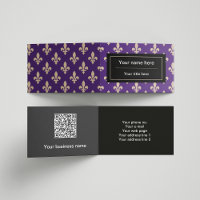 Fleur de Lis Pattern, Francês, Real, Creme, Roxo