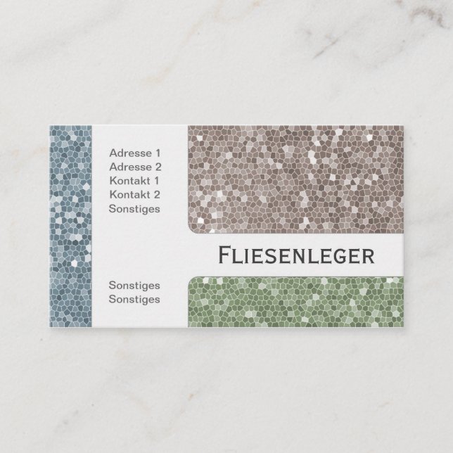 Cartão De Visita Fliesen- (Frente)